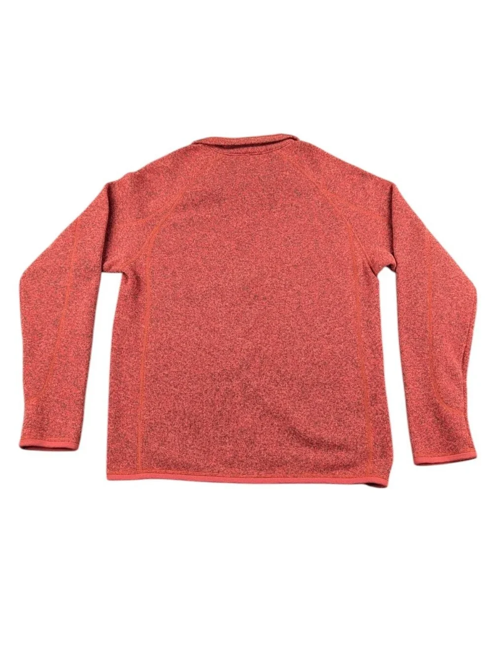 Patagonia Better Sweater 1/4 Zip Fleece Pullover Coral Heather Men's Small